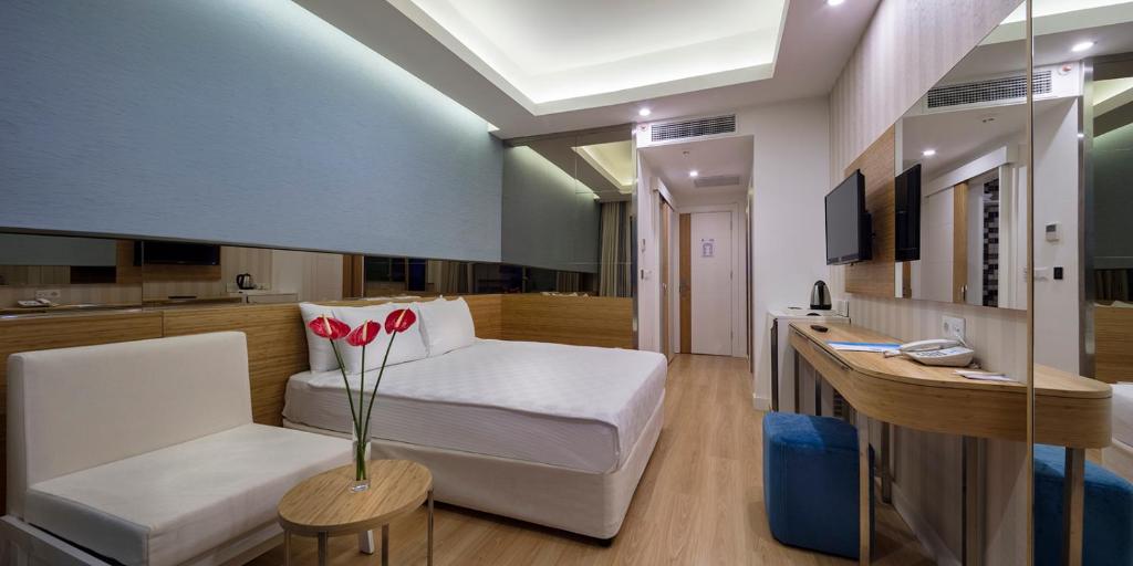 Posezení v ubytování Dosinia Luxury Resort-Ultra All Inclusive