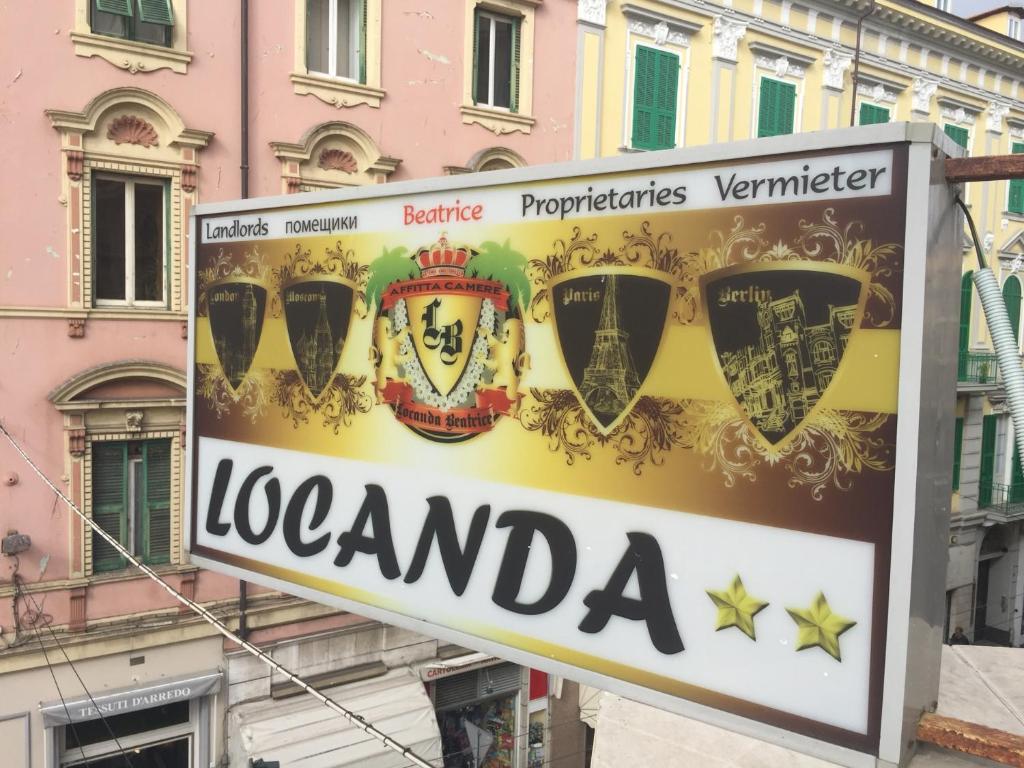 Certyfikat, podpis lub inny dokument wystawiony w obiekcie Locanda Beatrice