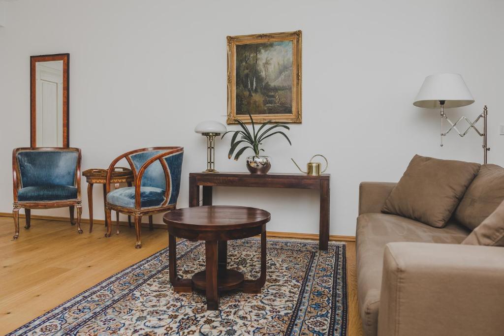Część wypoczynkowa w obiekcie Salzburg Place to Stay