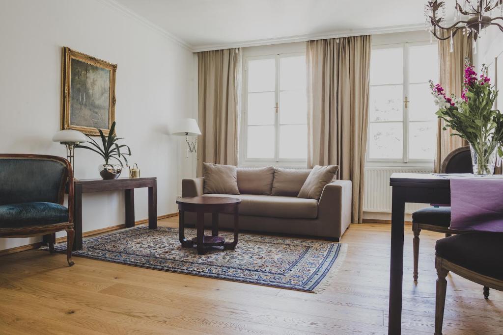 Część wypoczynkowa w obiekcie Salzburg Place to Stay