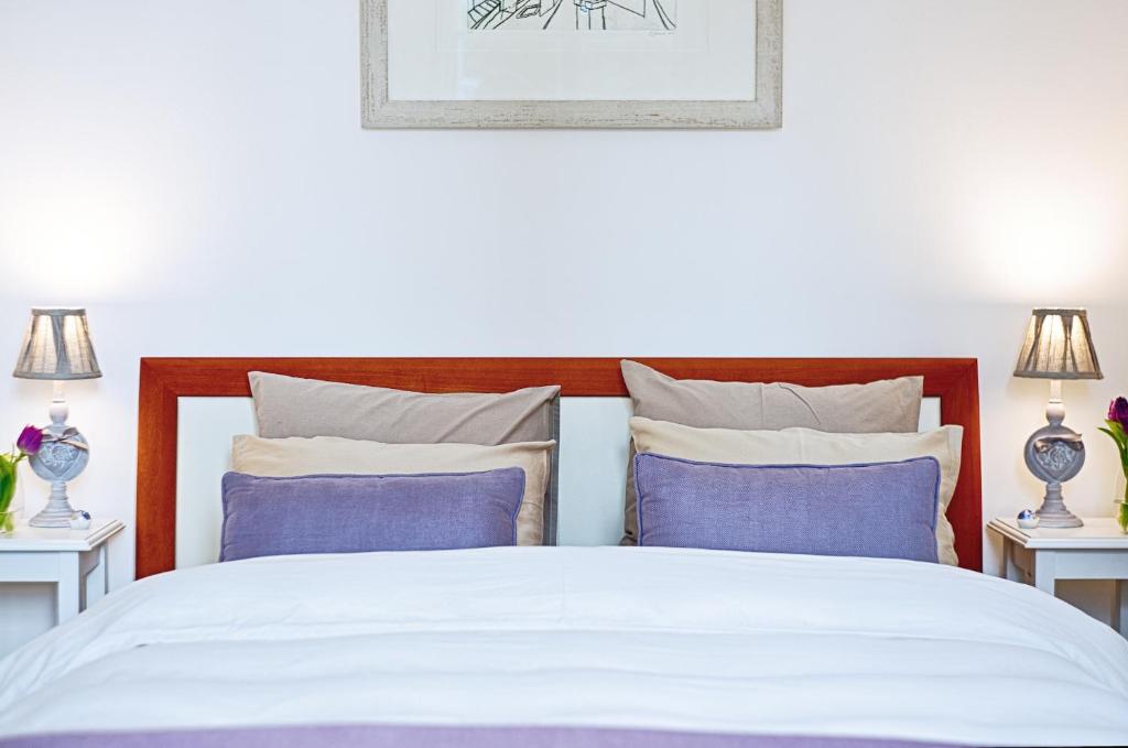 Łóżko lub łóżka w pokoju w obiekcie Salzburg Place to Stay