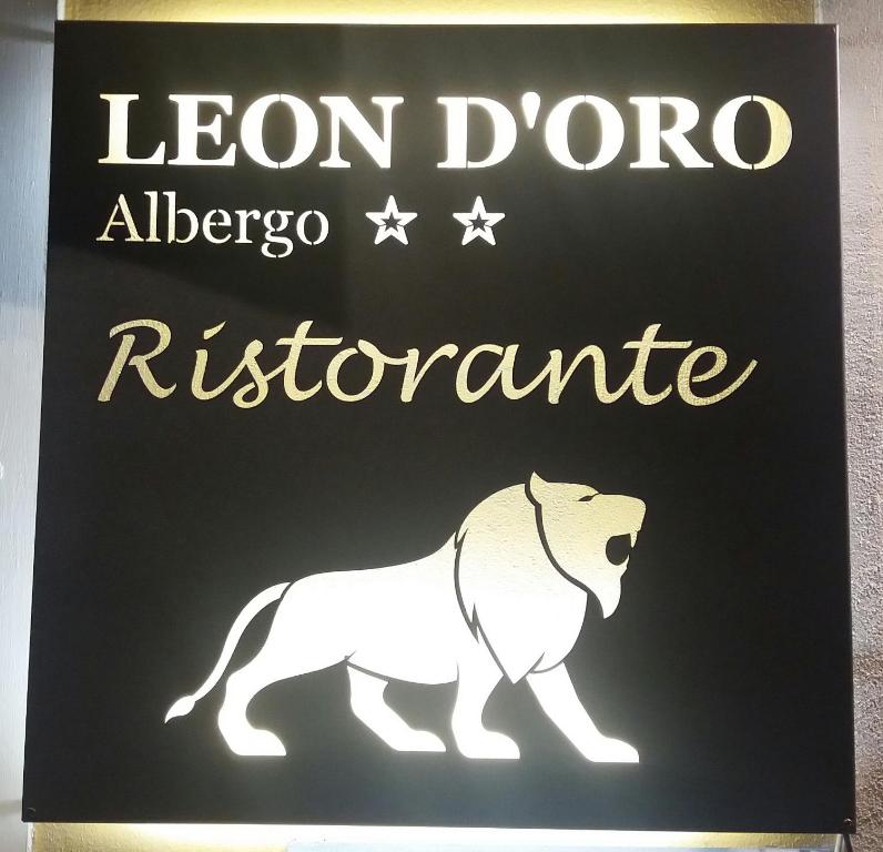 The floor plan of Albergo Ristorante Leon d'Oro