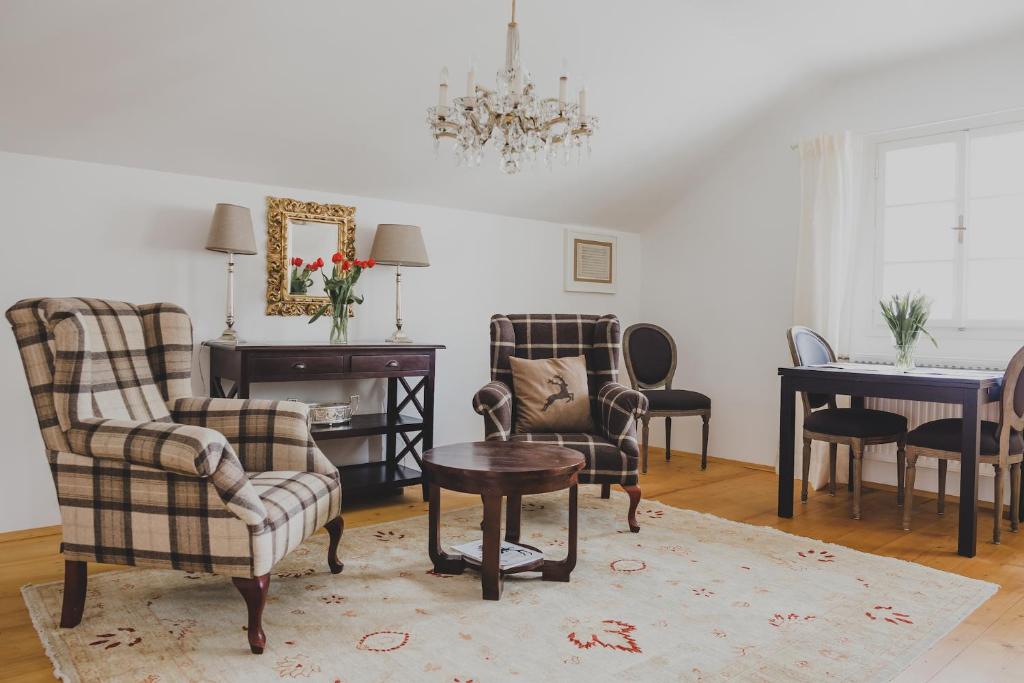 Część wypoczynkowa w obiekcie Salzburg Place to Stay