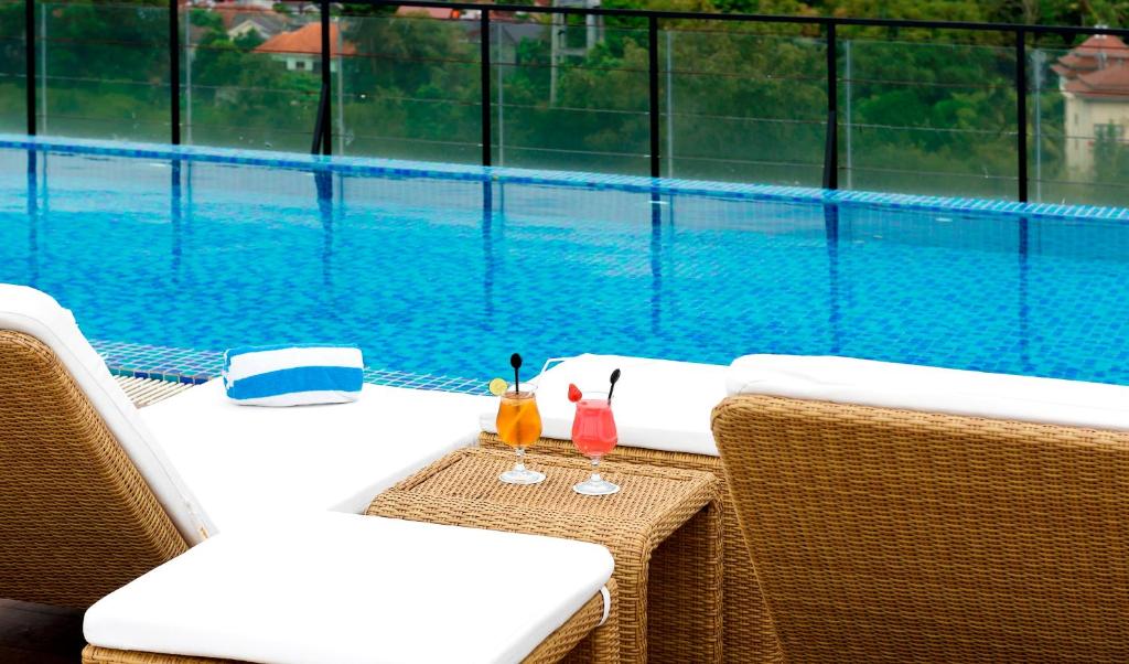 Bazén v ubytování Satoria Hotel Yogyakarta - CHSE Certified nebo v jeho okolí