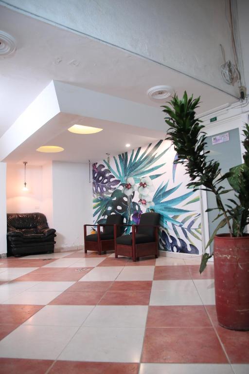 Vstupní hala nebo recepce v ubytování Hotel Casa Malibú