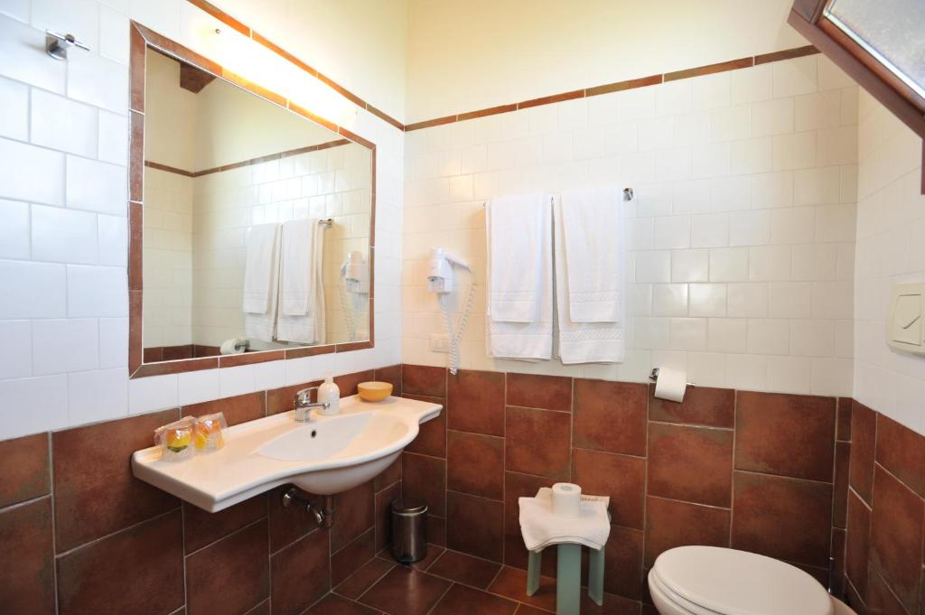 Koupelna v ubytování Country Hotel Vessus