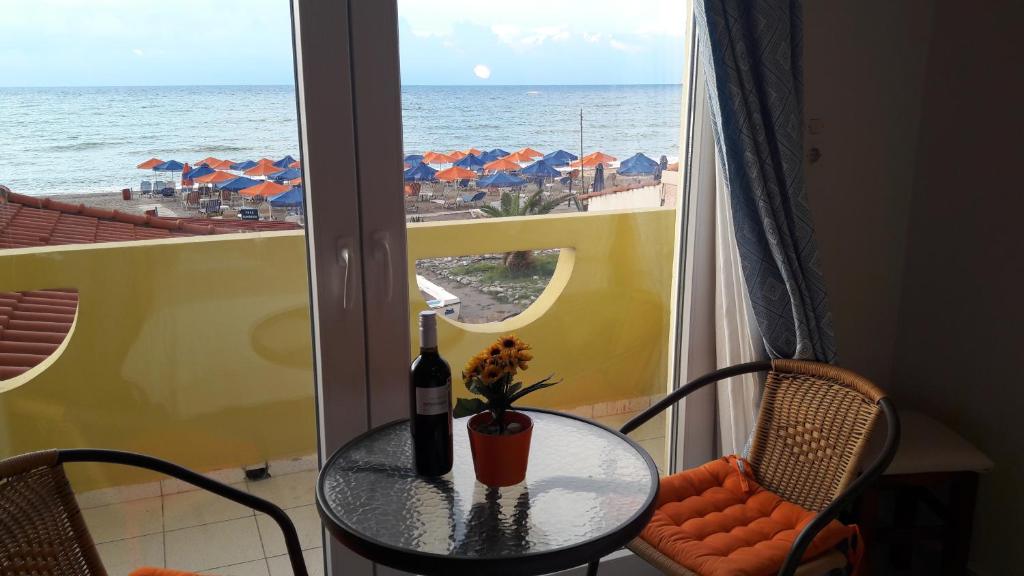 Nespecifikovaný výhled na moře nebo výhled na moře při pohledu z apartmánu