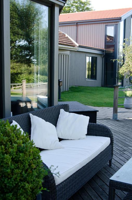 Posezení v ubytování Hotell Lassalyckan