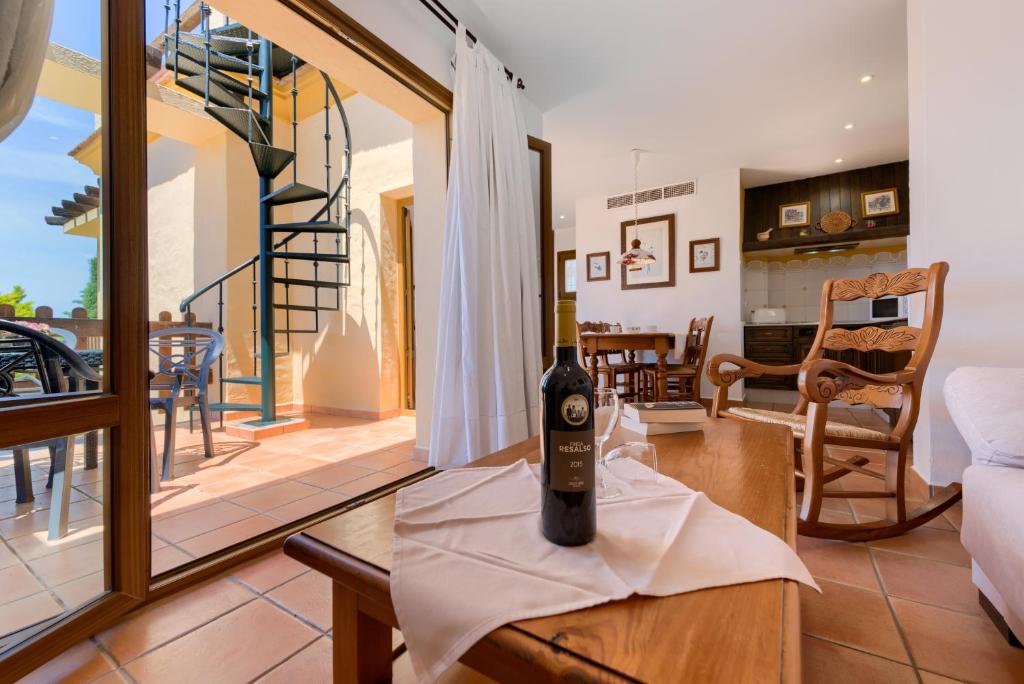 Balkón nebo terasa v ubytování Apartamentos Villafaro Conil