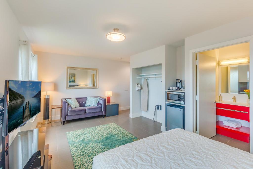 Kuchyň nebo kuchyňský kout v ubytování Costa Norte Boutique Hotel