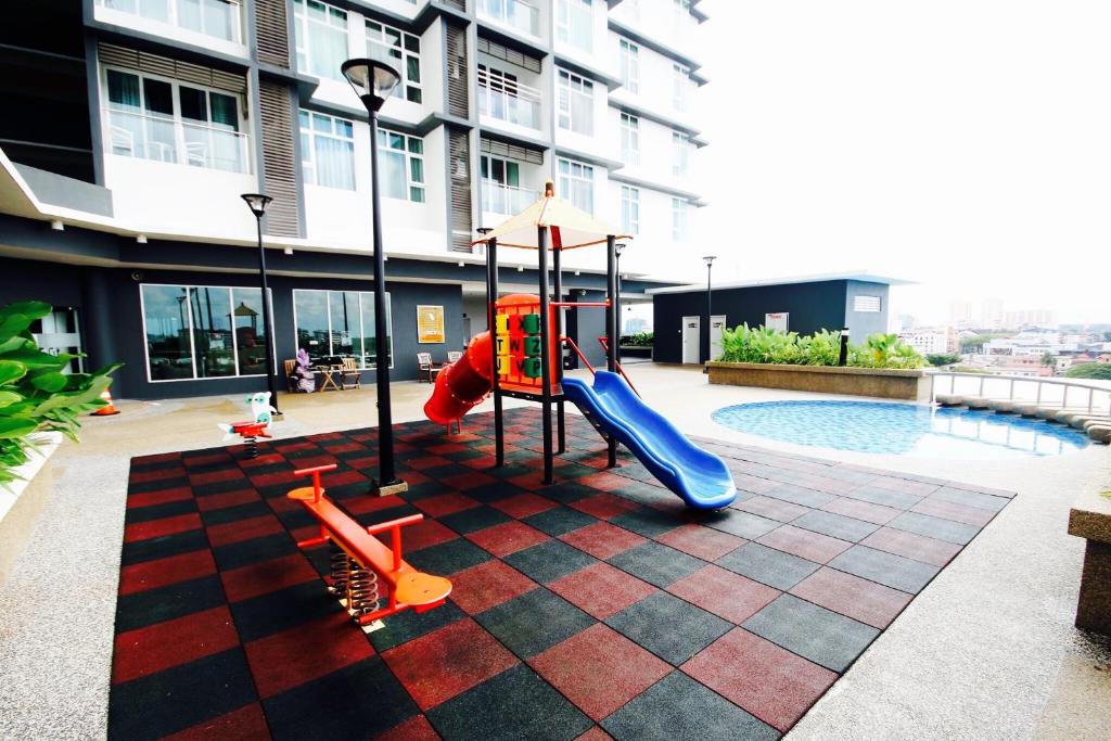 Πισίνα στο ή κοντά στο AHMAD HOMESTAY D'Perdana Apartment KOTA BHARU