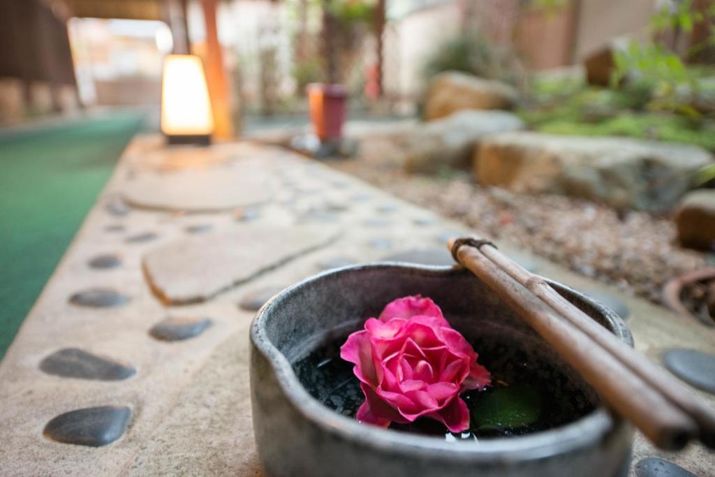 Zahrada ubytování Kappo Ryokan Shiroyama