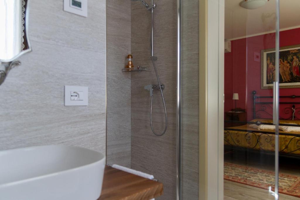 Koupelna v ubytování B&B La Rinascita