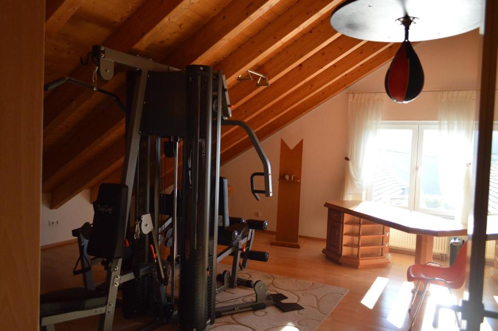 Fitness centrum a/nebo fitness zařízení v ubytování Ferienhaus Eifel