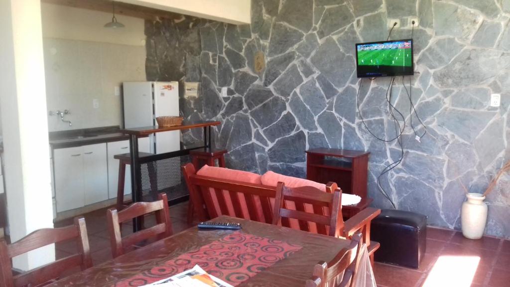 TV a/nebo společenská místnost v ubytování Paraiso Colon