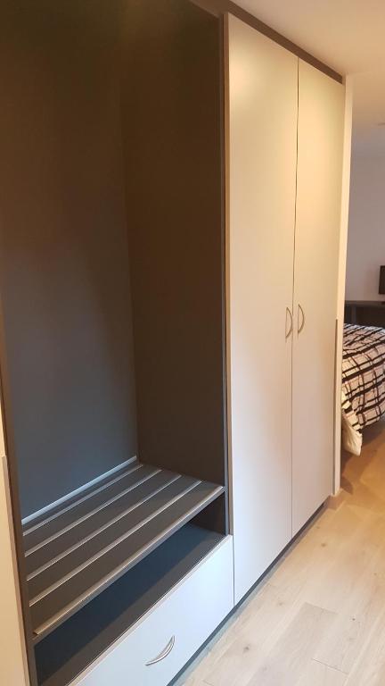 Postel nebo postele na pokoji v ubytování Caveau de l'ami Fritz