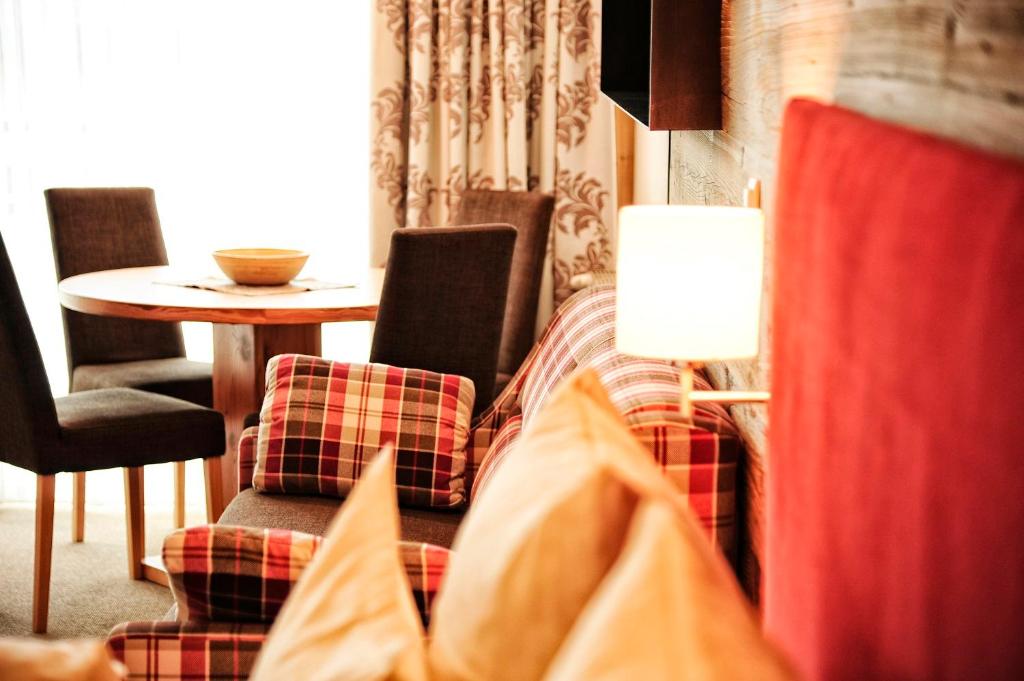 Posezení v ubytování Hotel & Garni Das Köhle INKLUSIVE SUPER SOMMER CARD 2025