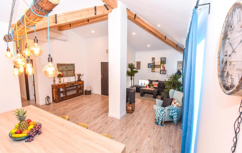 Et opholdsområde på Parliament & River View Apartments