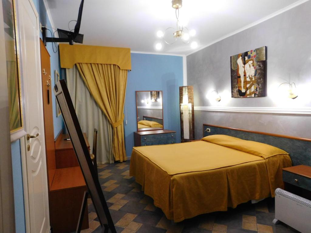 Postel nebo postele na pokoji v ubytování Hotel Blumentag