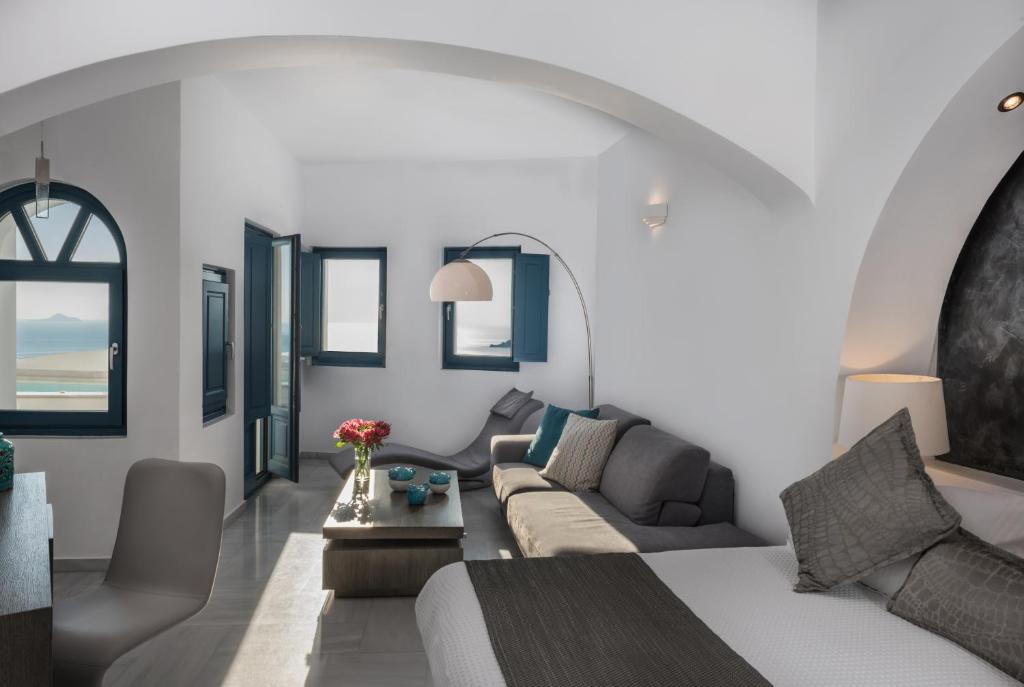 Posezení v ubytování Anteliz Suites