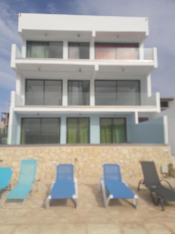 Budova, kde se aparthotel nachází
