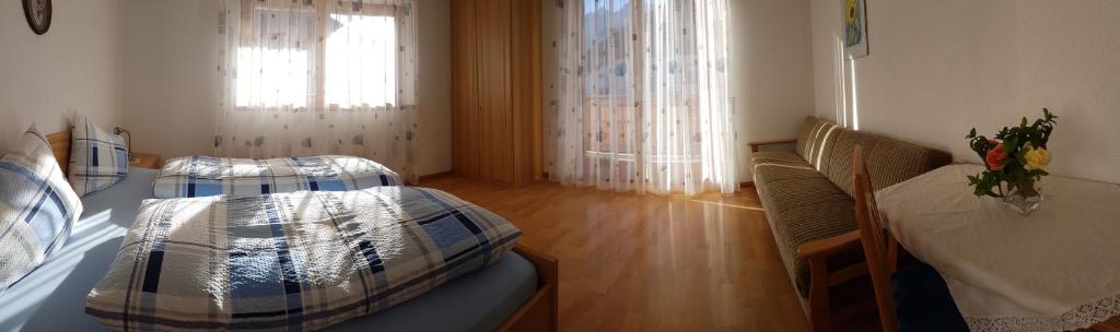 Postel nebo postele na pokoji v ubytování Appartements Oberleiter