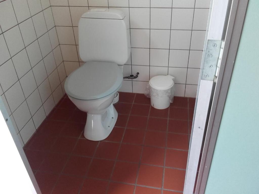 Koupelna v ubytování Pension Stenvang