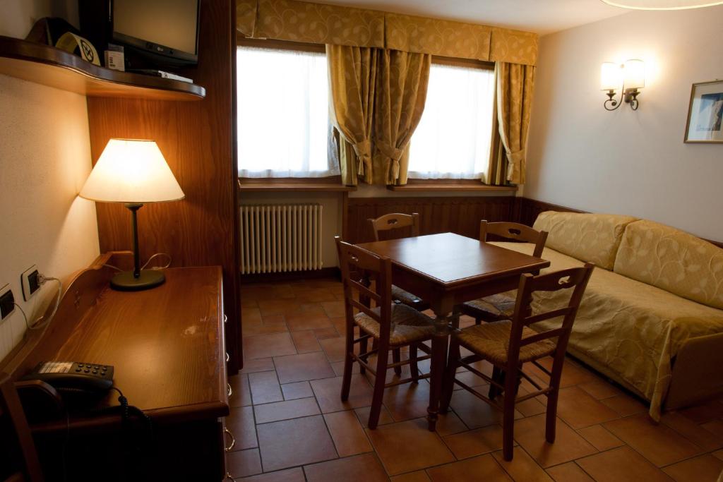 Posezení v ubytování Residence Le Grand Chalet