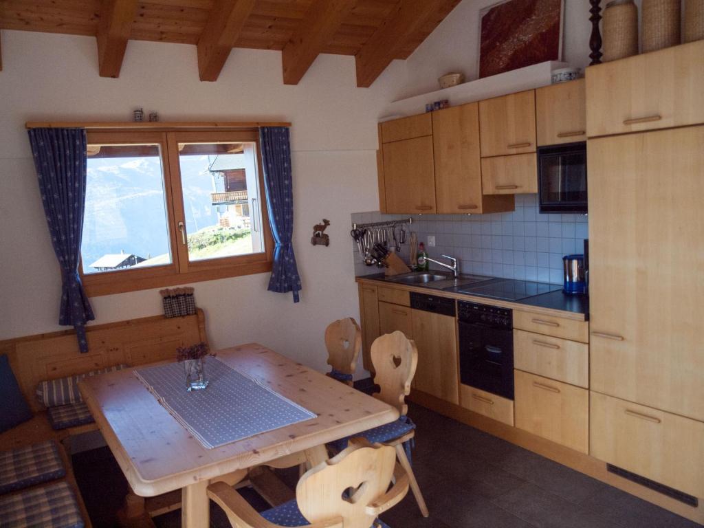 Kuchyň nebo kuchyňský kout v ubytování Chalet Bergkristall