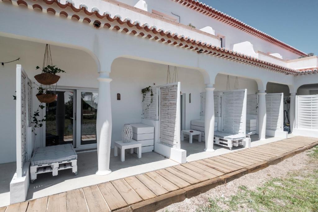 Balkón nebo terasa v ubytování Utopia