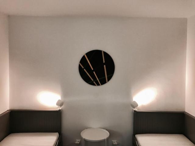 A seating area at See-Apartment Weiden