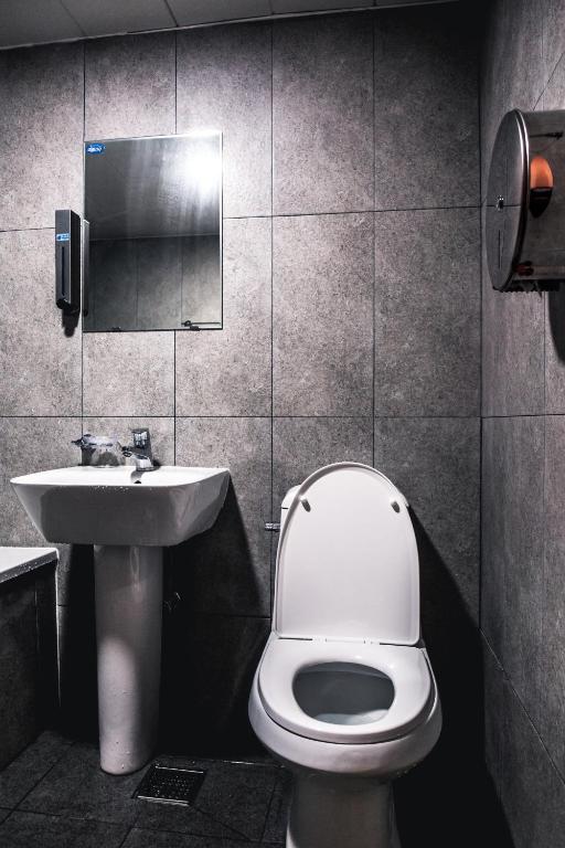 Koupelna v ubytování Kimchee Busan Downtown Guesthouse