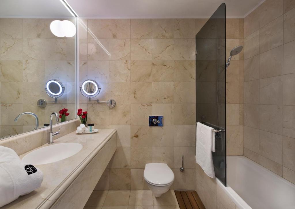 Koupelna v ubytování Garden Hotel Boutique & Events