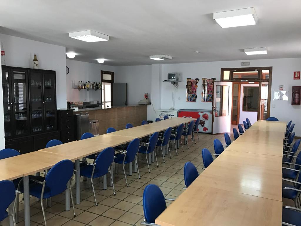 Restaurace v ubytování Albergue De Puntas De Calnegre