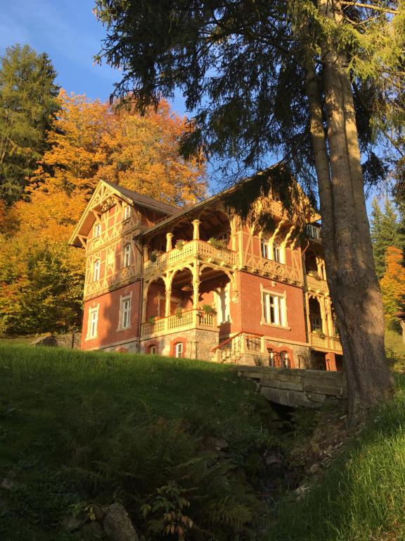 Zahrada ubytování Willa Trebla