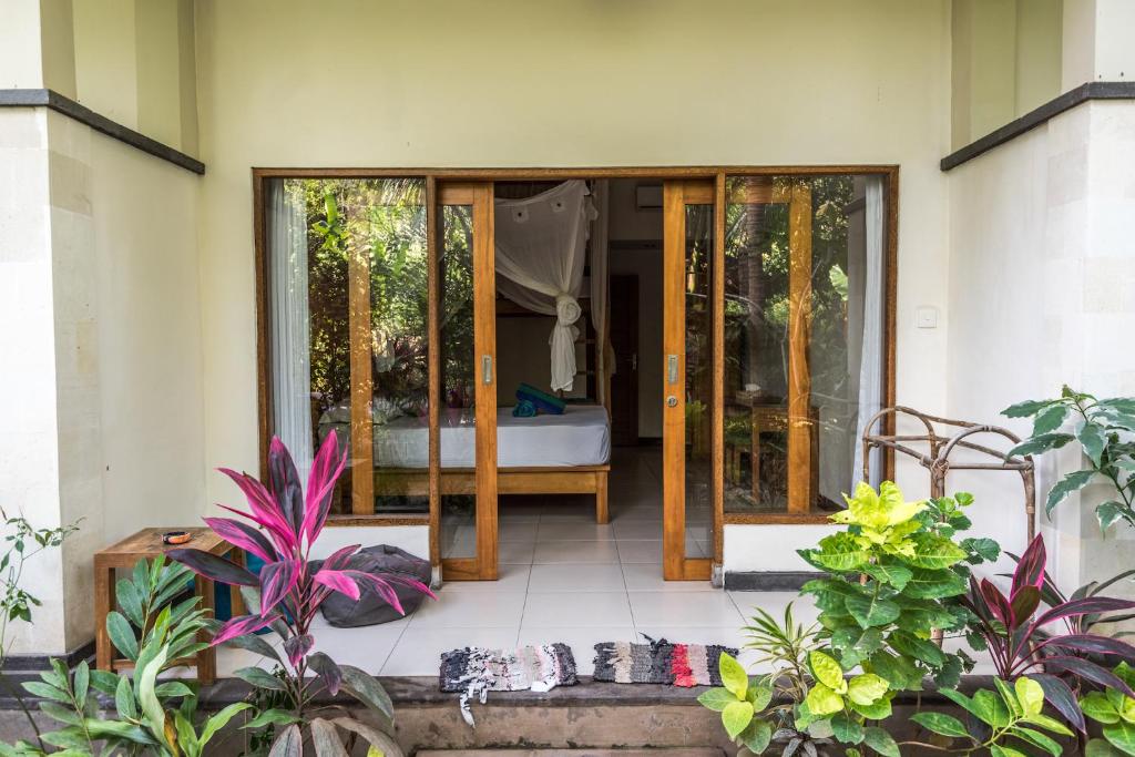 Zahrada ubytování Arjuna Homestay