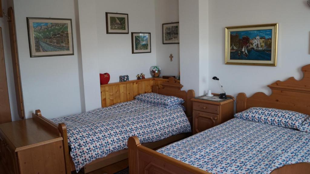 A bed or beds in a room at B&B L'Arca di Noè