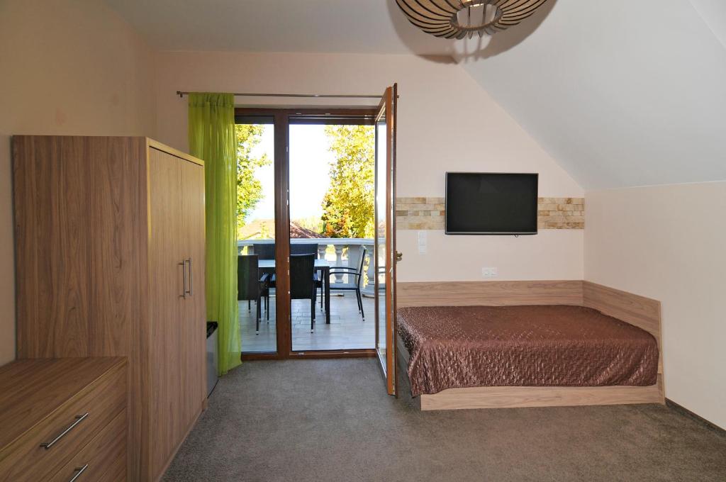 Postel nebo postele na pokoji v ubytování Hotel Corso