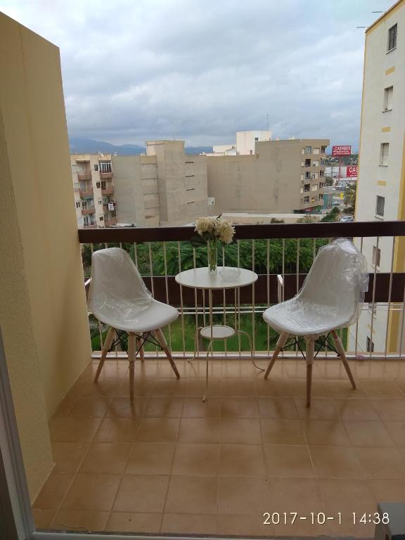 A balcony or terrace at Piso Vacacional