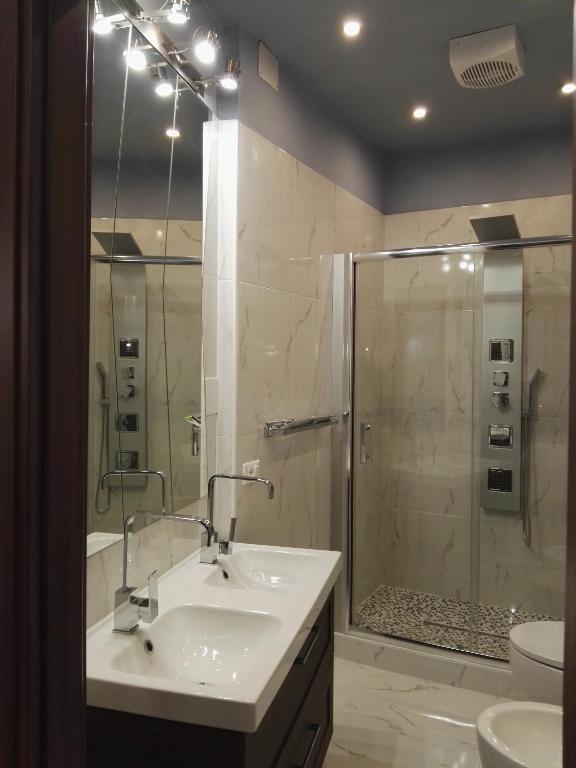 Koupelna v ubytování B&B Pescara Centro Luxury Suite
