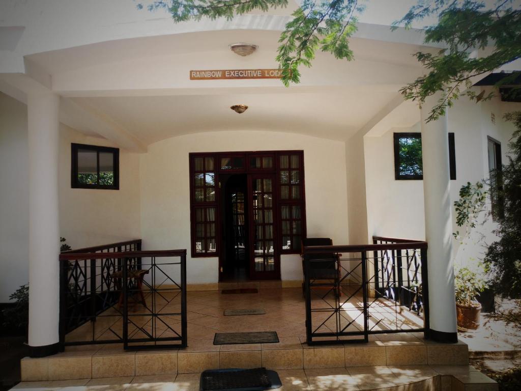 Balkón nebo terasa v ubytování Rainbow Executive Lodge