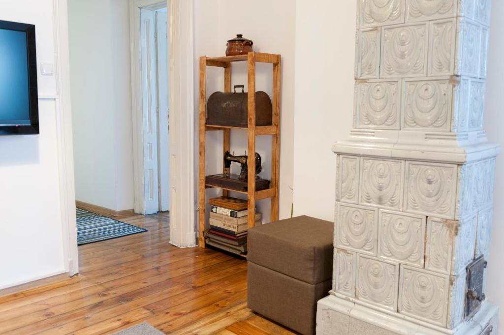 TV a/nebo společenská místnost v ubytování Graf Ignatiev - 3BR APART