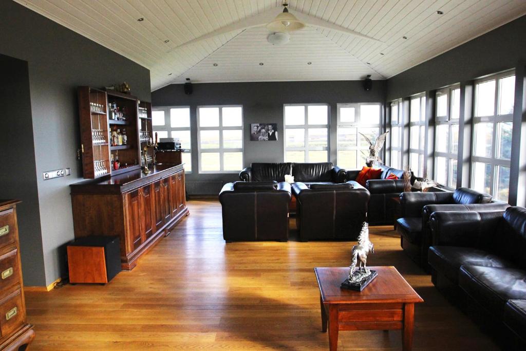 Posezení v ubytování Ármót Guesthouse