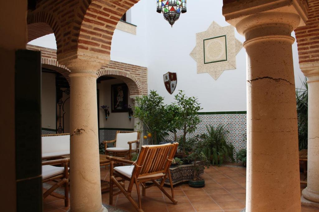 Patio alebo iná vonkajšia časť ubytovania Casa Rural Sidonia