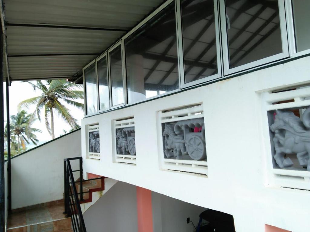 Balkón nebo terasa v ubytování Seaside House