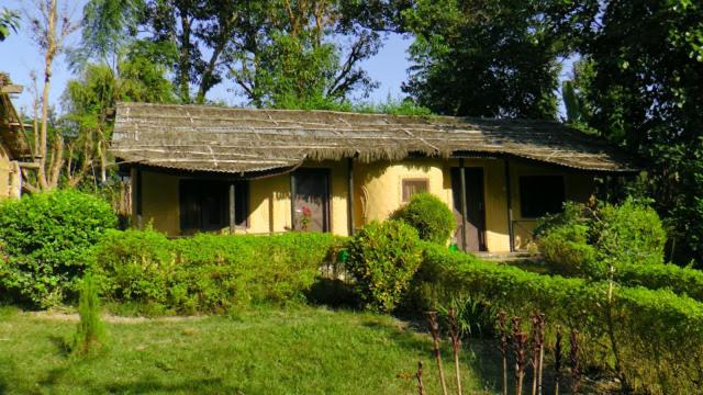 Zahrada ubytování Jungle Base Camp