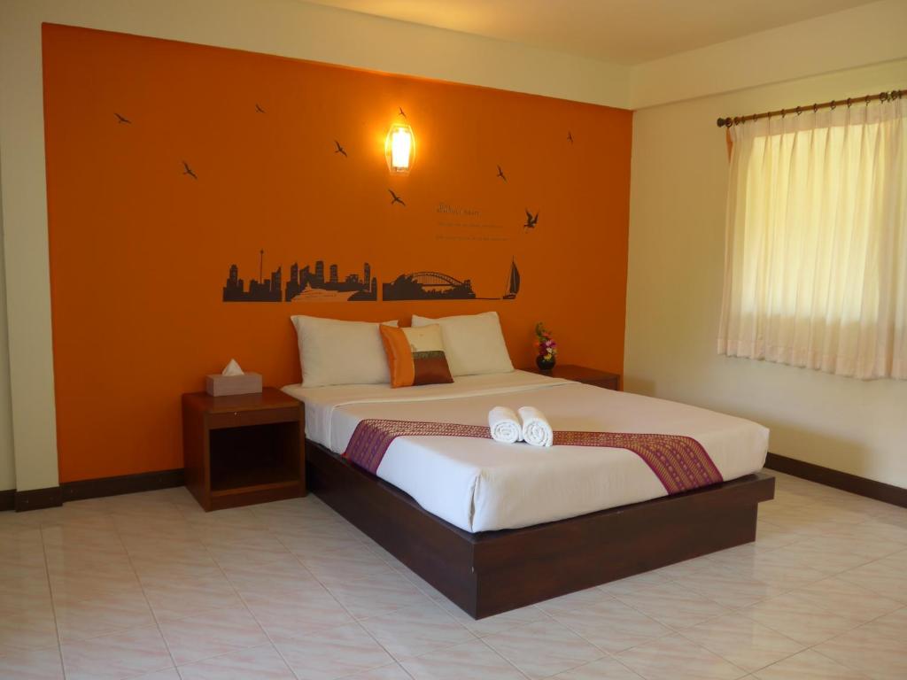 Postel nebo postele na pokoji v ubytování Forum House Hotel Krabi