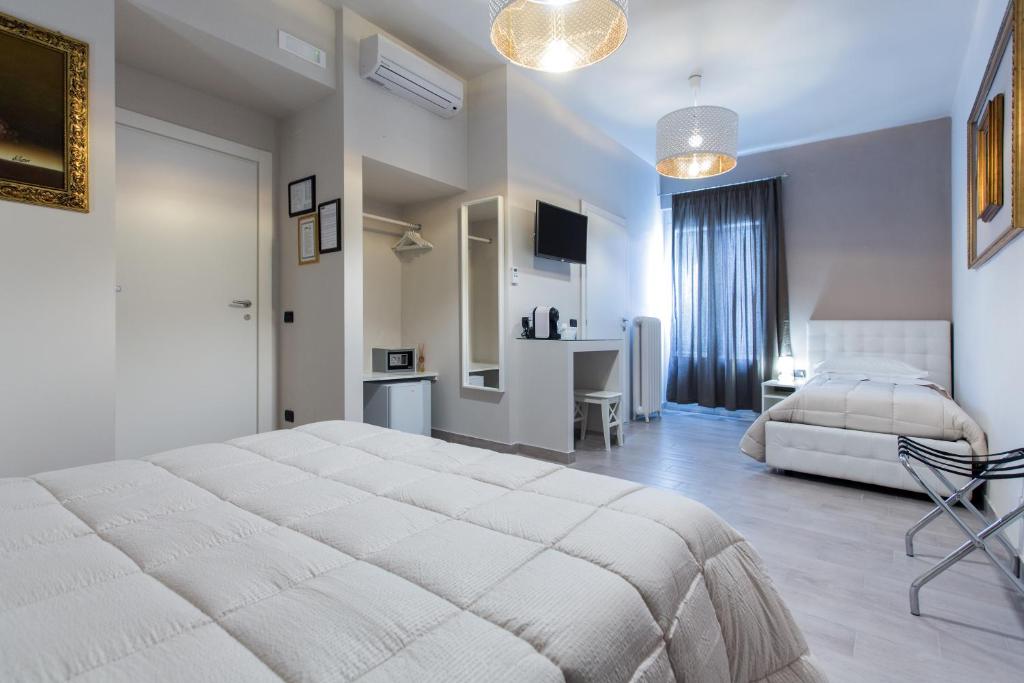 Postel nebo postele na pokoji v ubytování Matera In Vacanza