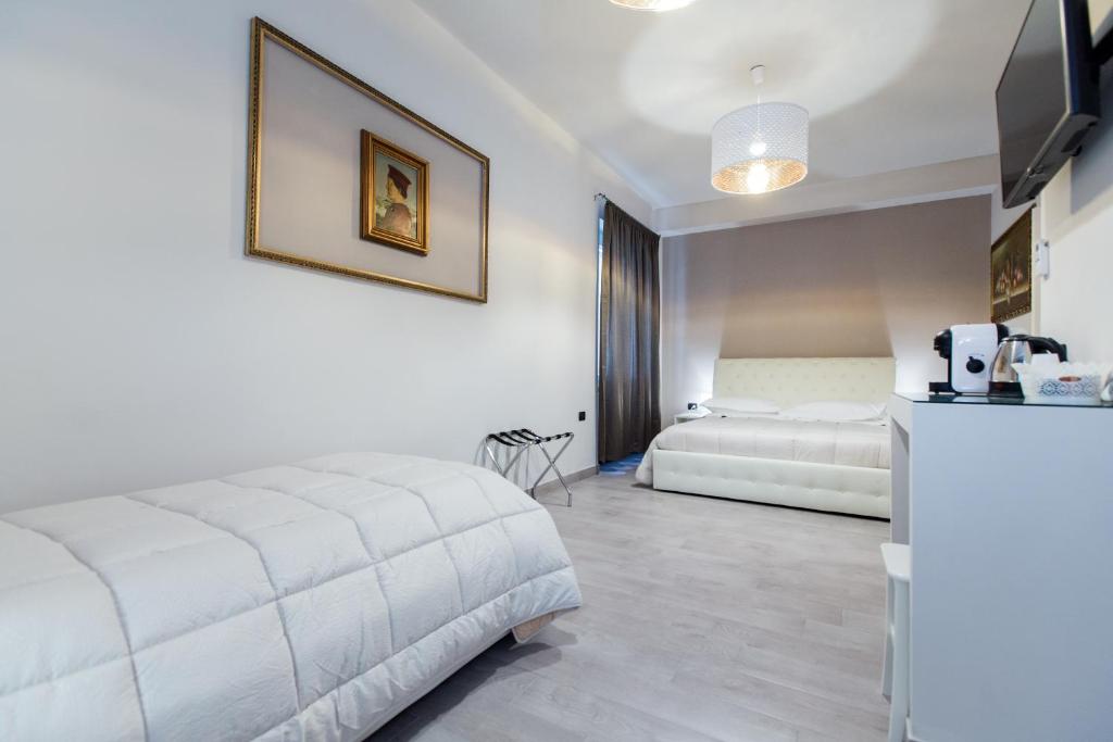 Postel nebo postele na pokoji v ubytování Matera In Vacanza