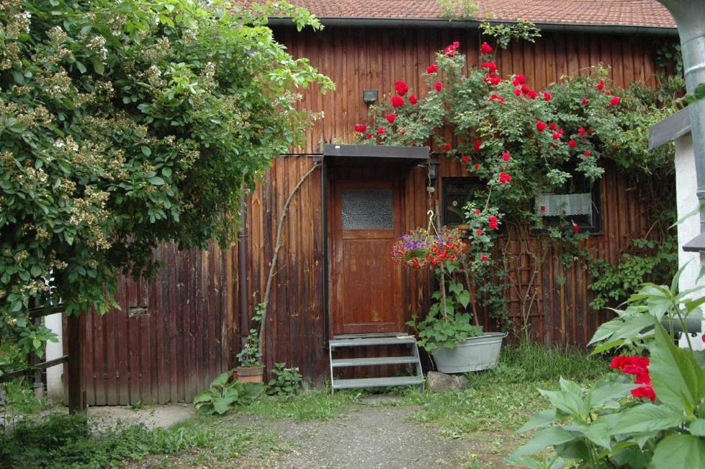 Zahrada ubytování Ferienwohnung Langenstadt